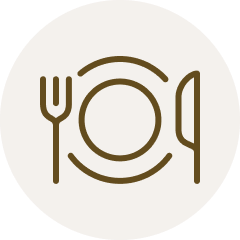 Repas inclus
 (dîner et souper) 